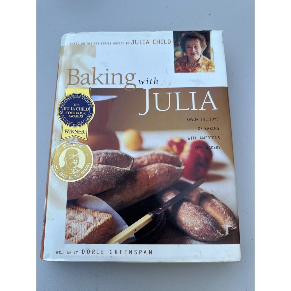 Baking with Julia Dorie Greenspan Hardcover Cookbook 1996 PBS Series Julia Child